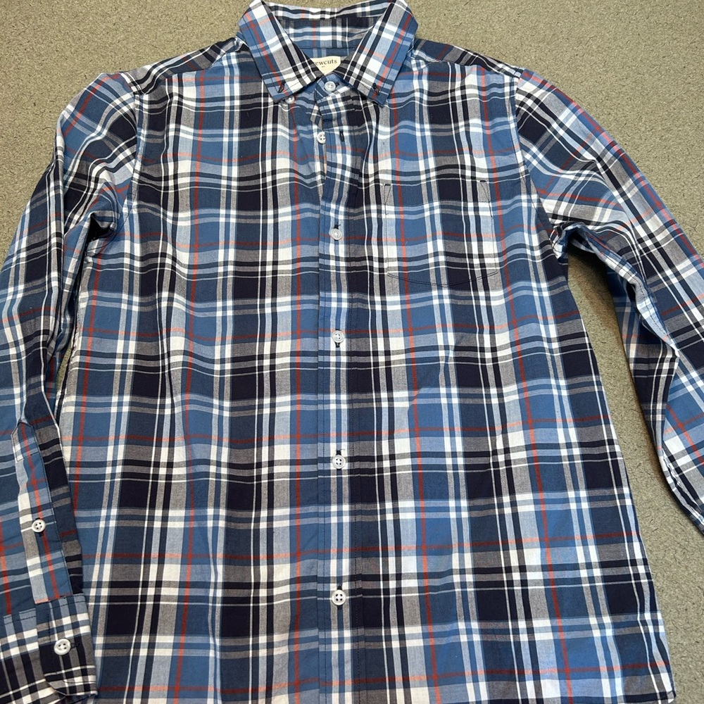 Youth crew cuts button down shirt size 12